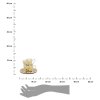 Porcelánová šálka s podšálkou Klimt Ecru Tree Of Life 90 ml sada 2ks