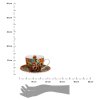 Porcelánová šálka s podšálkou Kandinskij Squares 270 ml sada 2ks