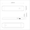 LED svietidlo Seb, 1x LED 1w 4000k, w, (18 cm)
