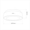 LED svietidlo Jojo, 1x LED 0,6w 3000-6000k, w, RGB, ovládač, sada 3ks