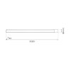 LED svietidlo Dual, 1x LED 18w 4000k, w