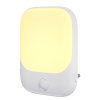 LED svietidlo do zásuvky Pati, 1x LED 0,6w, 2700k, w, senzor pohybu a súmraku