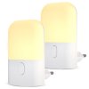 LED svietidlo do zásuvky Kama, 1x LED 0,5w, 2700k, w, senzor súmraku
