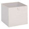 Úložný box Boucle, 31x31x31 cm, krémová