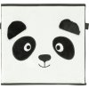 Úložný box Panda, 29x29x29 cm, čierna/biela