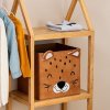 Úložný box Leopard, 29x29x29 cm, hnedá