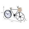 Stolné hodiny Bicycle, čierna