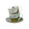 Porcelánová šálka s podšálkou Van Gogh Wheat Field 90 ml sada 2ks