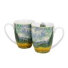 Porcelánový hrnček Van Gogh Wheat Field 350 ml sada 2ks