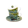 Porcelánová šálka s podšálkou Van Gogh Irises 250 ml sada 2ks