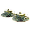 Porcelánová šálka s podšálkou Van Gogh Irises 90 ml sada 2ks