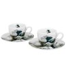 Porcelánová šálka s podšálkou Hokusai The Great Wave 90 ml sada 2ks