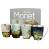 Porcelánový hrnček Monet 350 ml sada 4ks