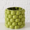 KERAMICKÝ KVETINÁČ LIME 14X16 CM ZELENÁ