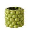 KERAMICKÝ KVETINÁČ LIME 14X16 CM ZELENÁ