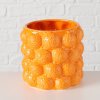 KERAMICKÝ KVETINÁČ ORANGE 15X17 CM ORANŽOVÁ