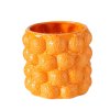KERAMICKÝ KVETINÁČ ORANGE 15X17 CM ORANŽOVÁ
