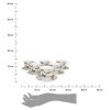 Porcelánová šálka na nohe s podšálkou Crocus Butterflies 250 ml sada 6ks