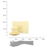 Porcelánová šálka na nohe s podšálkou Ecru Nina 220 ml sada 2ks