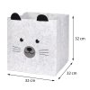 Úložný box Mouse, 32x32x32 cm, sivá