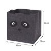 Úložný box Bear, 32x32x32 cm, tmavosivá