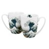 Porcelánový hrnček Hokusai The Great Wave 350 ml sada 2ks