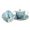 Porcelánová šálka s podšálkou Van Gogh Almond Blossom 250 ml sada 2ks