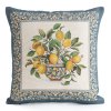 GOBELÍNOVÁ DEKORAČNÁ OBLIEČKA NA VANKÚŠ LEMON 45X45 CM VZOROVANÁ