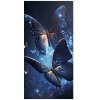 PLÁŽOVÁ OSUŠKA Z MIKROVLÁKNA BUTERFLY 100X180 CM VZOROVANÁ