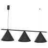 Závesné svietidlo Capital, 3x čierne kovové tienidlo, (fi 30cm), b