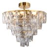 Luster Chelsea II, 1x krištáľové tienidlo, (fi 50cm), g