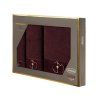FROTÉ UTERÁK EVA MINGE GAJA SADA 1KS 30X50 CM, 1KS 50X90 CM, 1KS 70X140 CM BORDOVÁ