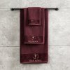 FROTÉ UTERÁK EVA MINGE GAJA SADA 1KS 30X50 CM, 1KS 50X90 CM, 1KS 70X140 CM BORDOVÁ