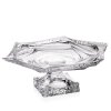 KRIŠTÁĽOVÝ PODNOS BOHEMIA FLAMENCO ICE NA NOHE 330MM
