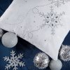VIANOČNÁ BANKA NA STROMČEK SADA 4 KS (FI) 8 CM STRIEBORNÁ