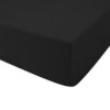 JERSEY PRESTIERADLO 027/170 180X200 CM ČIERNE