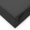 JERSEY PRESTIERADLO 160X200 CM, VÝŠKA 30 CM ČIERNE