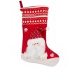 VIANOČNÁ PONOŽKA NA KRB SANTA 50 CM VZOROVANÁ