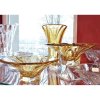 KRIŠTÁĽOVÁ MISKA BOHEMIA MOZART 320 MM JANTÁROVÁ