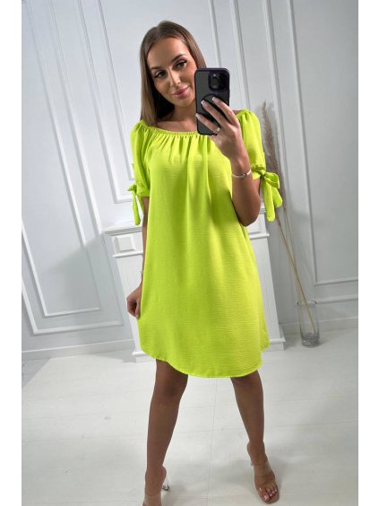 slo pl Saty zaviazane na rukavoch zlty neon 24356 8