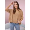 cze pm Siroky oversize svetr camel 15725 3