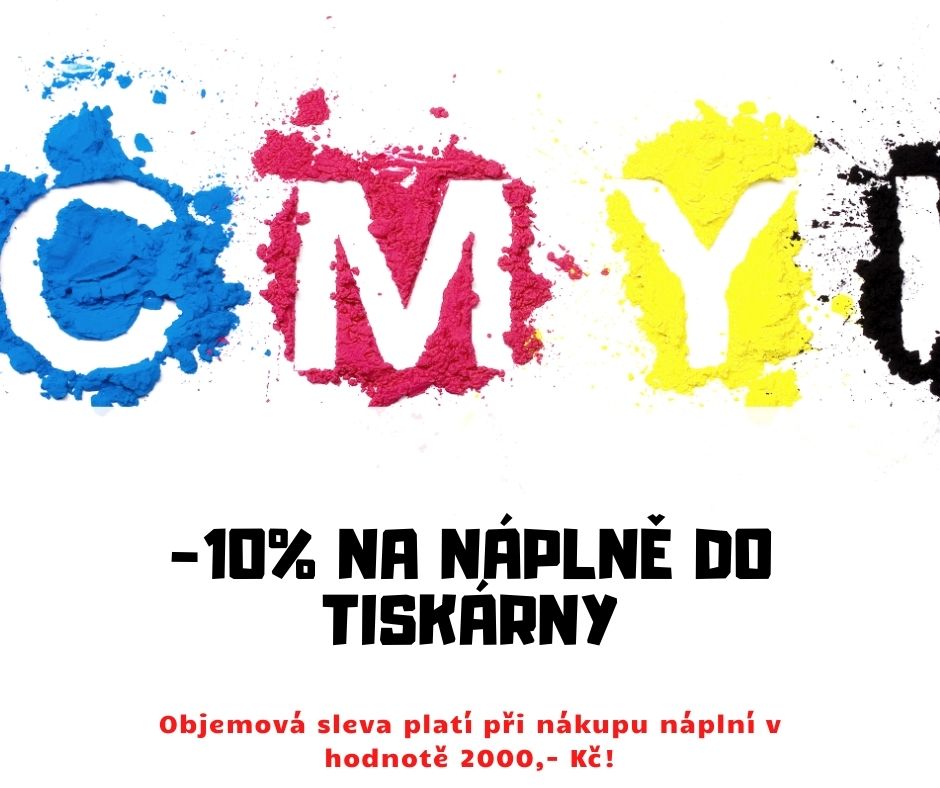 -10% na všechny náplně do tiskáren