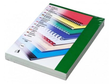 Desky pro kroužkovou vazbu Chromo A4 zelené