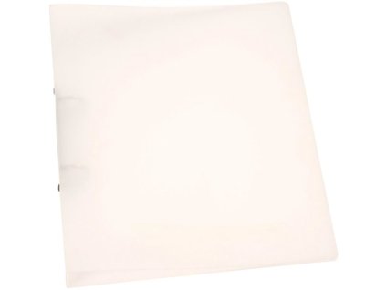 Dvoukroužkový pořadač Q-Connect, A4, 3,4 cm, mléčn