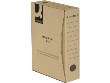 Archivační krabice Q-CONNECT - A4, 80mm, šedá