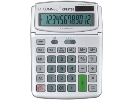 Stolní kalkulačka Q-Connect, 12-místný displej