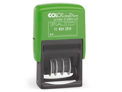 Datumovka Colop Printy S 260/L2 s textem Došlo