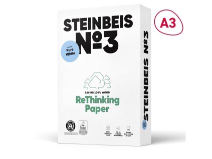 Recyklovaný papír Steinbeis No.3 A3 80 g/m2,500 l.
