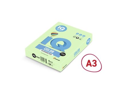 Barevný papír IQ Color A3-MG28, středně zelená, 160 g/m2, 250l.