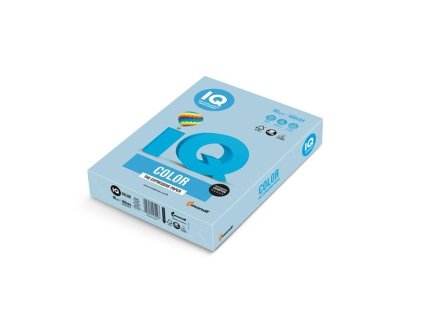 Barevný papír IQ Color A4-OBL70,ledově modrá,80 g/m2,500l.